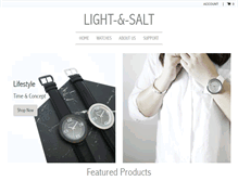 Tablet Screenshot of light-and-salt.com